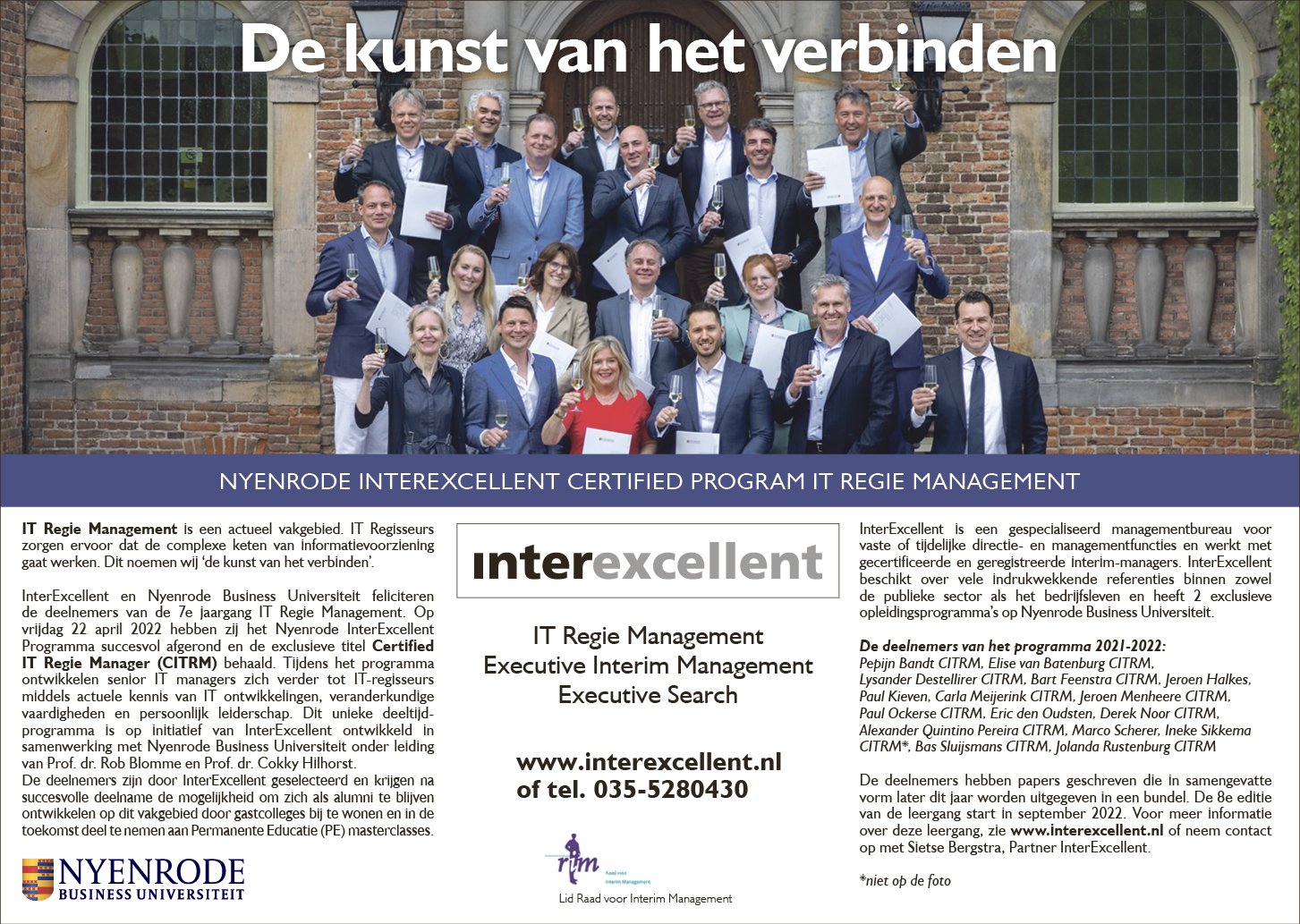 Adv IT Regiemanagement FD 2022 Adv IT Regiemanagement FD 2022